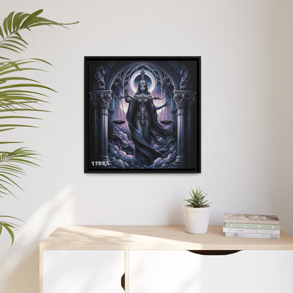 LIBRA Matte Canvas, Black Frame