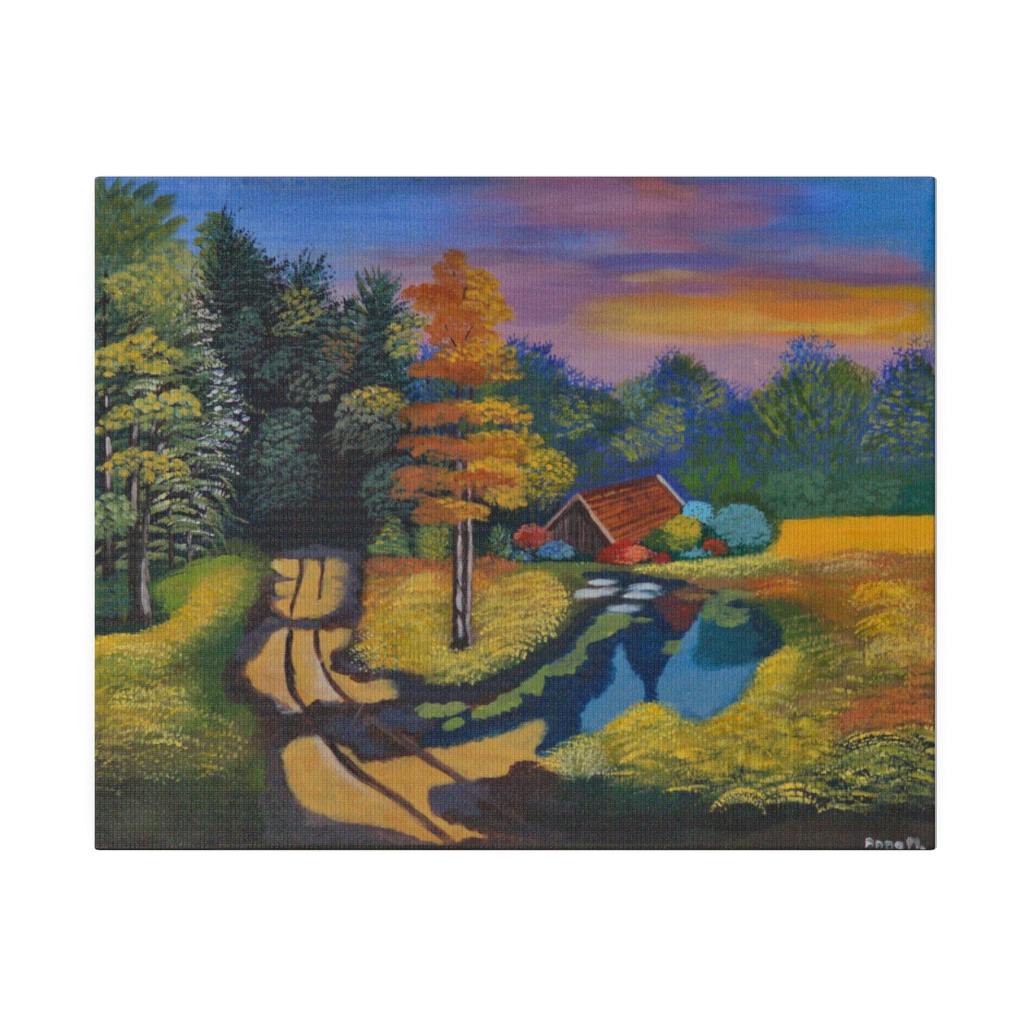 Into the Cabin Matte Canvas, Stretched, 0.75"