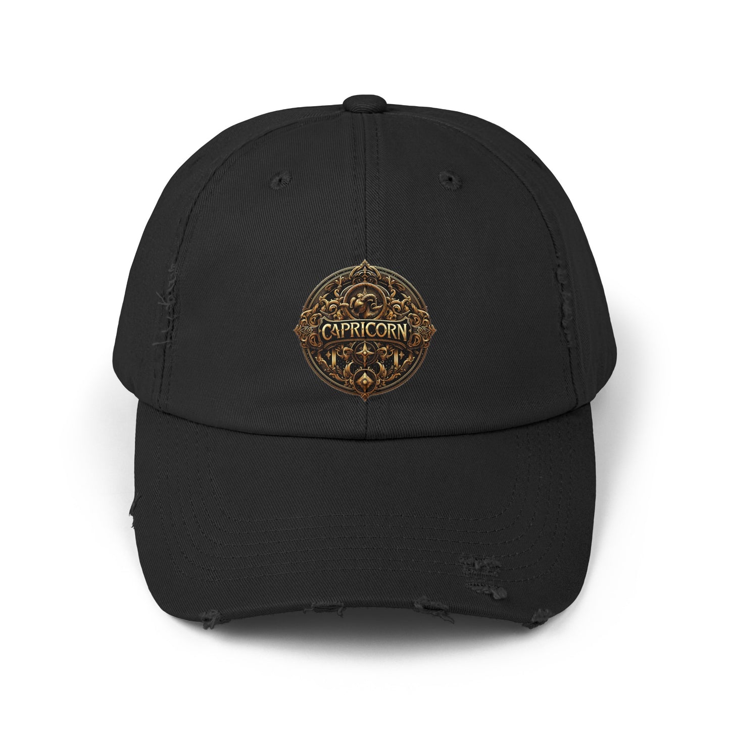 CAPRICORN Unisex Distressed Cap