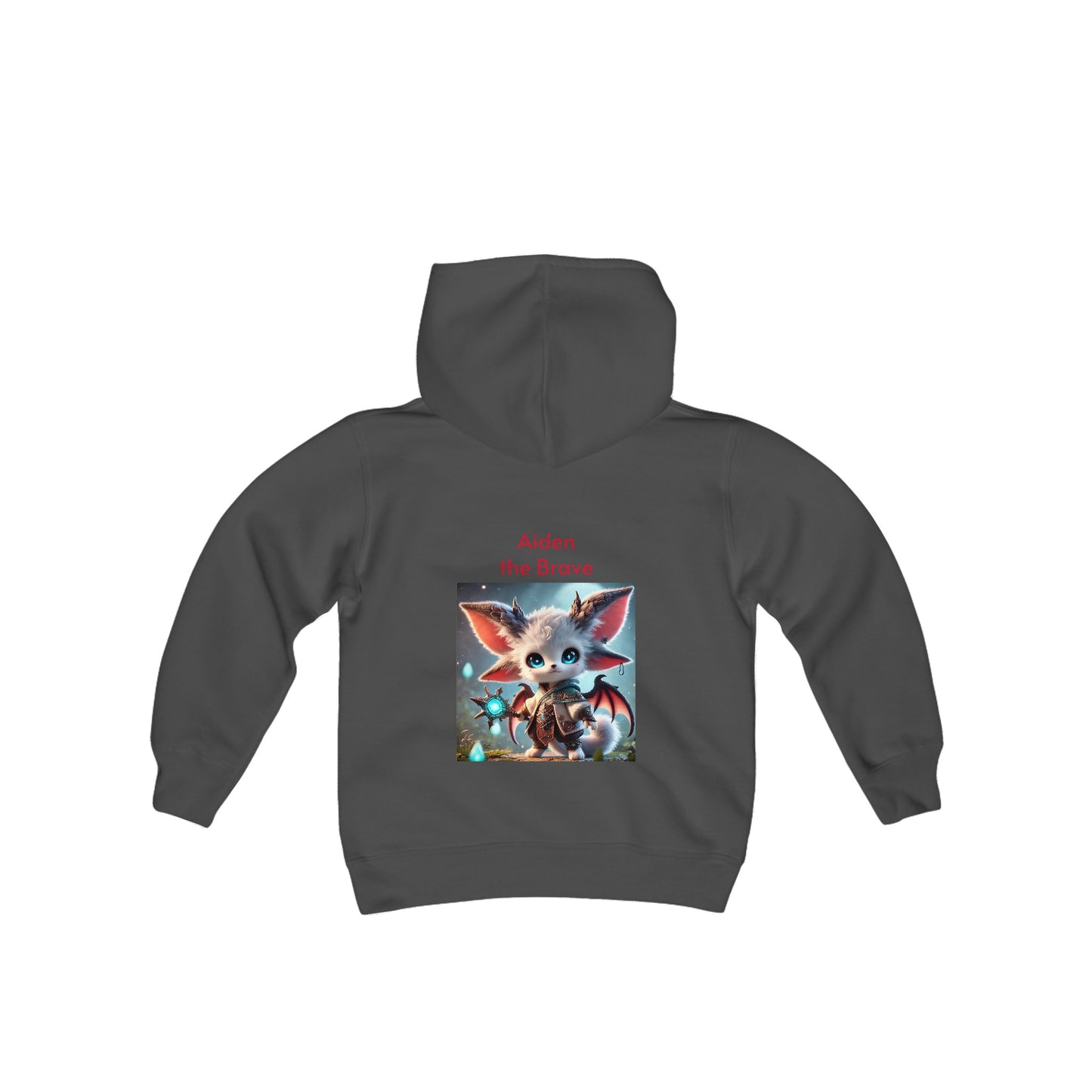 Youth Heavy Blend Hooded Sweatshirt Aiden the Brave