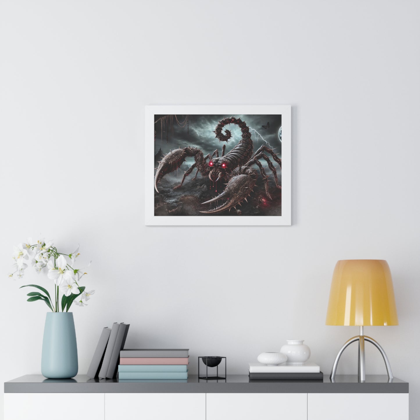 Happy Halloween Framed Horizontal Poster Scorpio