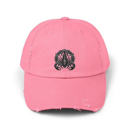 SCORPIO Unisex Distressed Cap