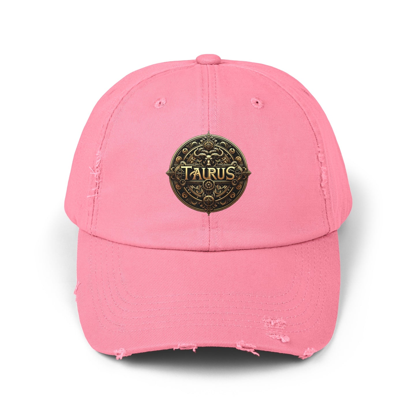 TAURUS Unisex Distressed Cap