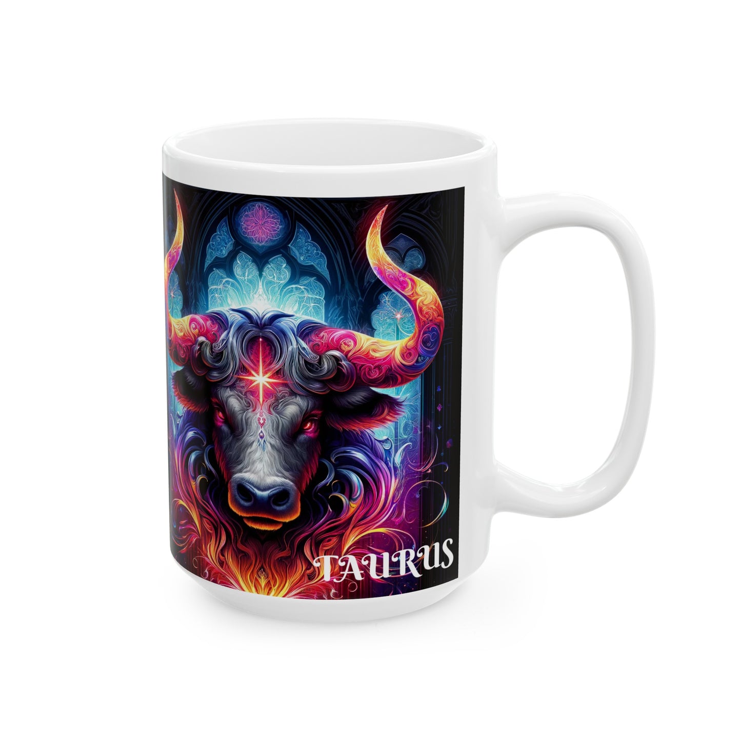 TAURUS Ceramic Mug, (11oz, 15oz)