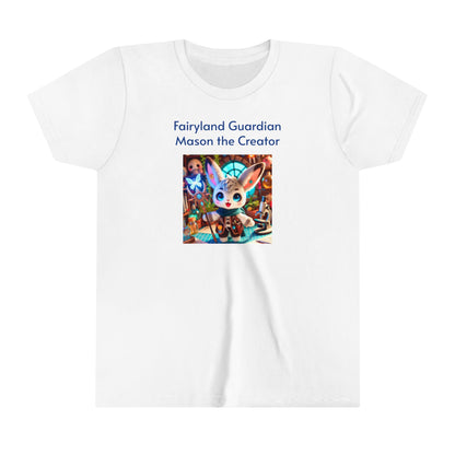 Short Sleeve Tee - Mason the Creator - Cute & Magical Design for Kids