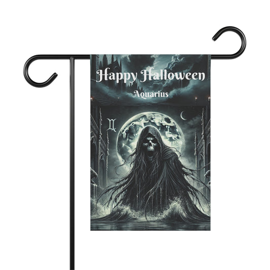 Happy Halloween Garden & House Banner - Aquarius