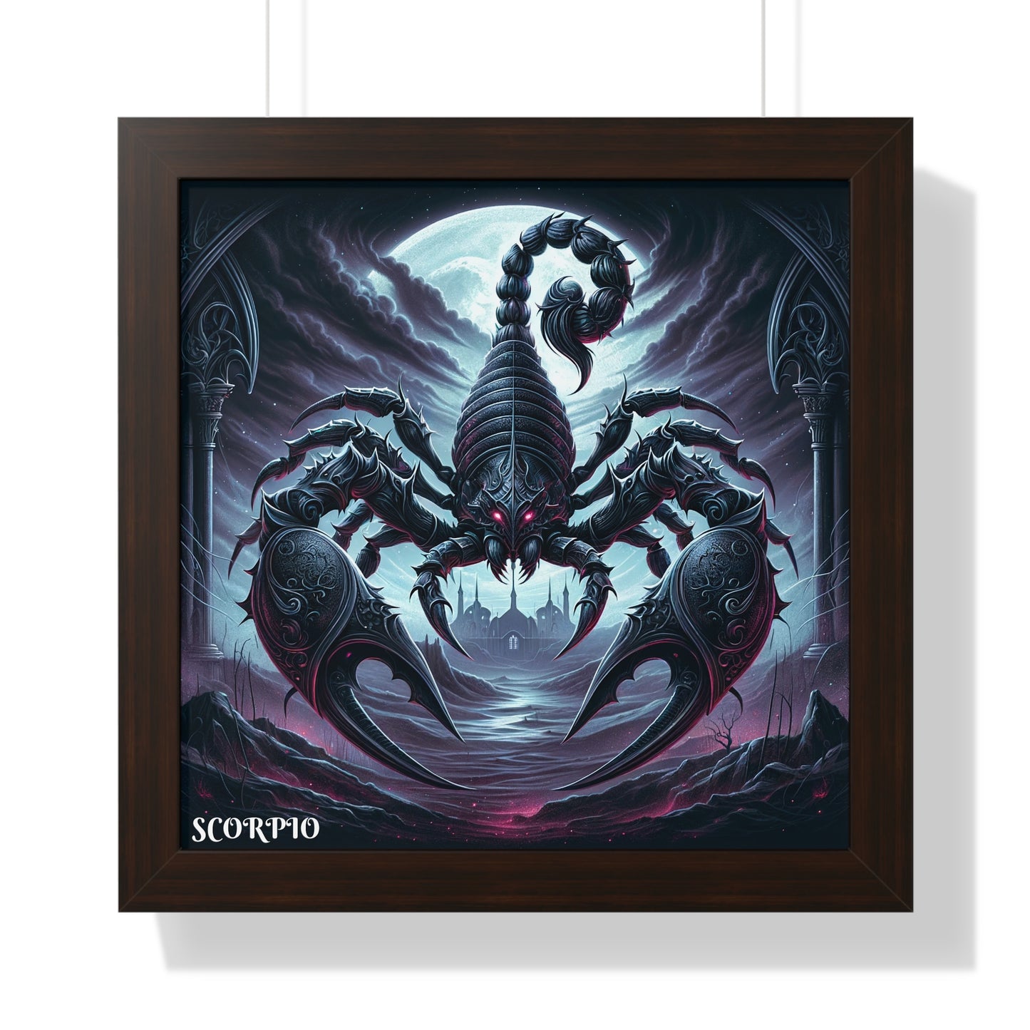 SCORPIO Framed Vertical Poster