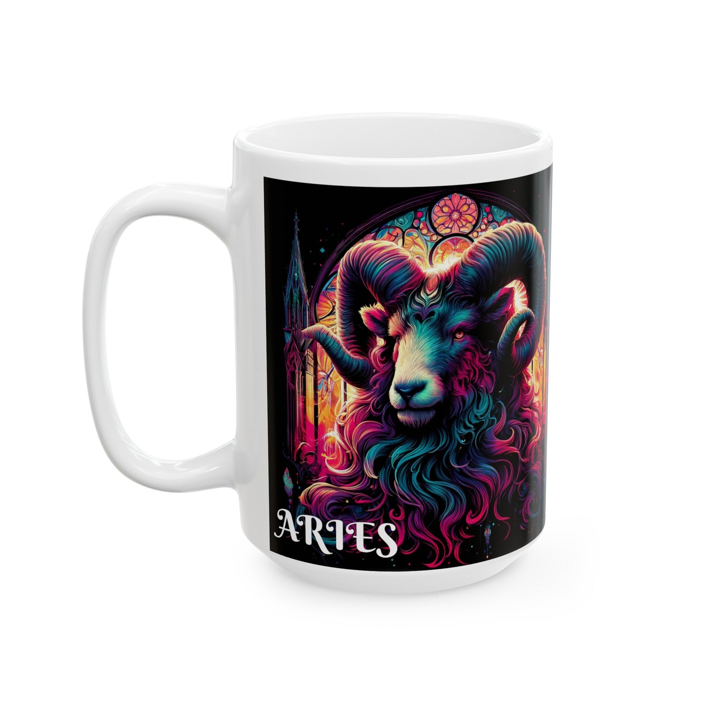 ARIES Ceramic Mug, (11oz, 15oz)