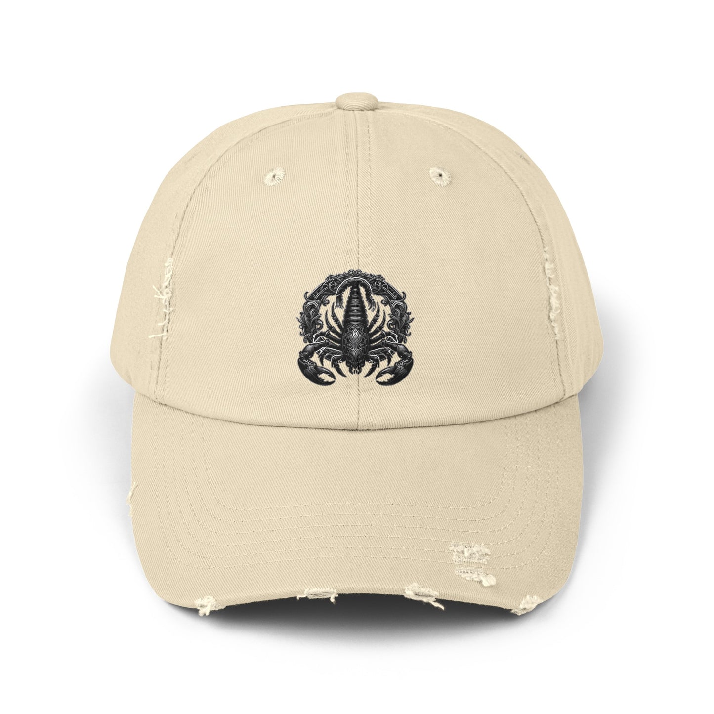 SCORPIO Unisex Distressed Cap