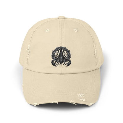 SCORPIO Unisex Distressed Cap