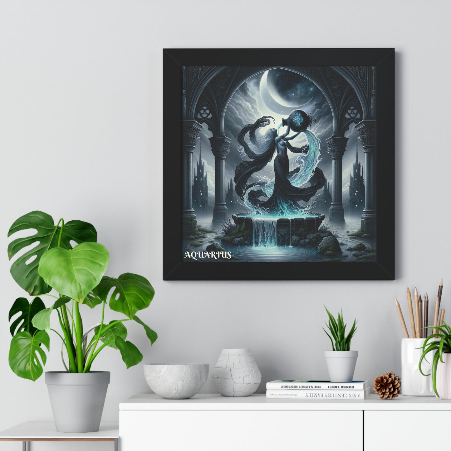 AQUARIUS Framed Vertical Poster