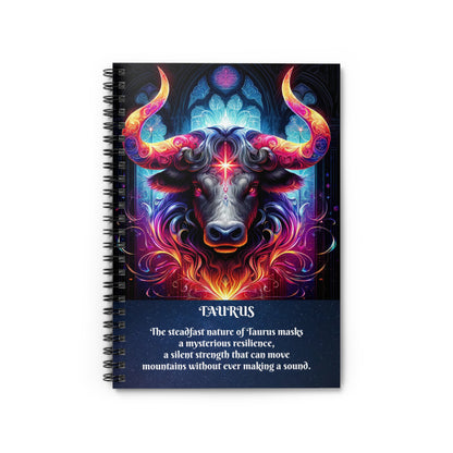 TAURUS Spiral Notebook - Ruled Line