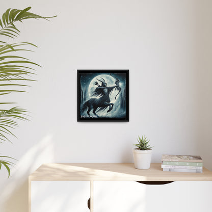 SAGITTARIUS Matte Canvas, Black Frame