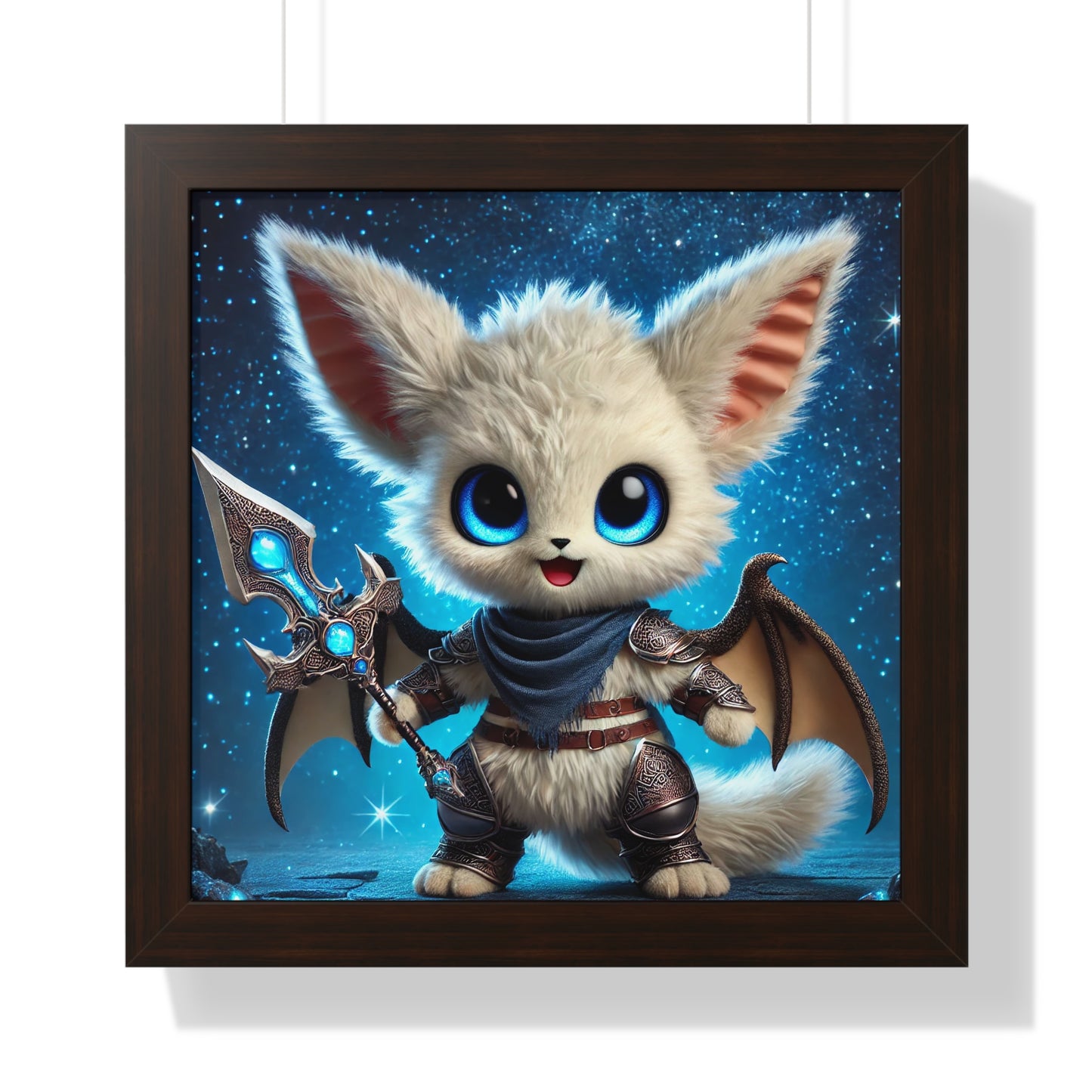 Framed Vertical Poster Valor the Valiant Fairyland Guardian