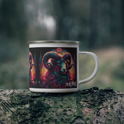 ARIES Enamel Camping Mug