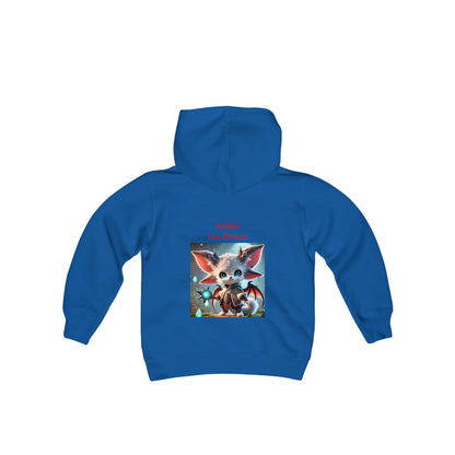 Youth Heavy Blend Hooded Sweatshirt Aiden the Brave