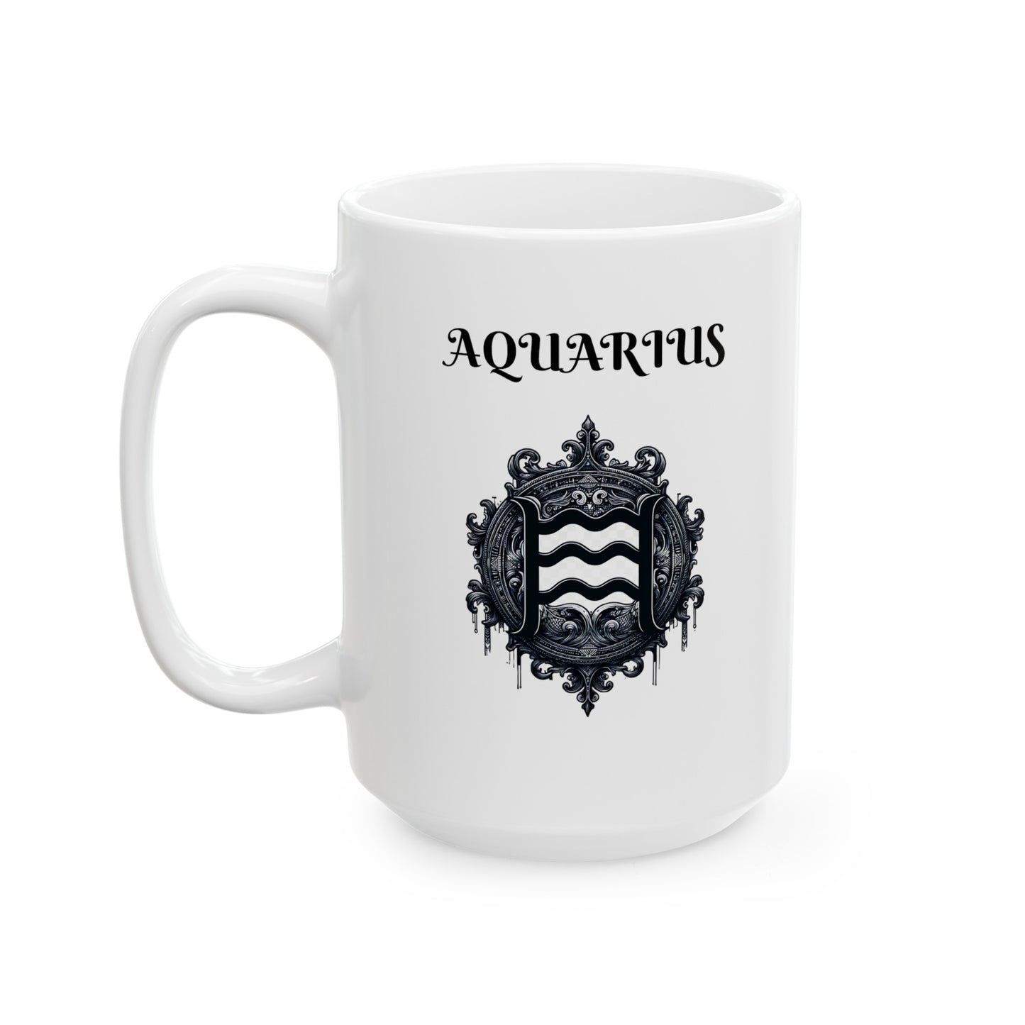 Aquarius Ceramic Mug, (11oz, 15oz)