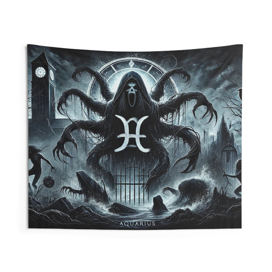 Happy Halloween Indoor Wall Tapestries - Aquarius