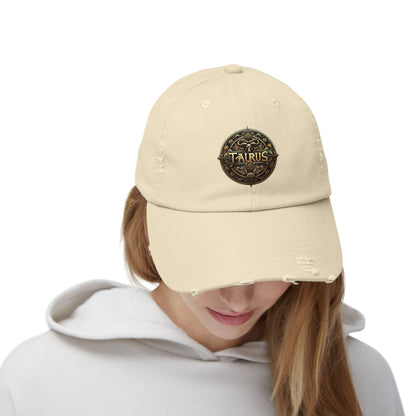 TAURUS Unisex Distressed Cap