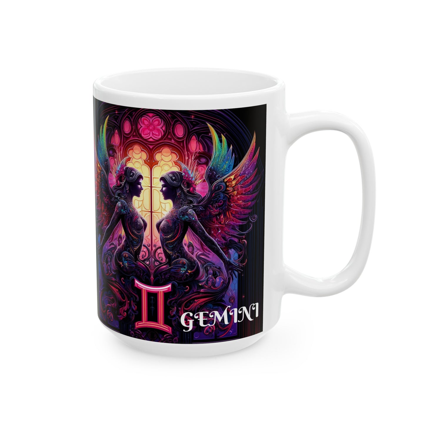 GEMINI Ceramic Mug, (11oz, 15oz)