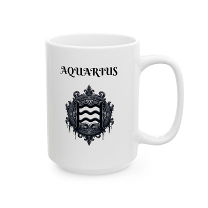 Aquarius Ceramic Mug, (11oz, 15oz)