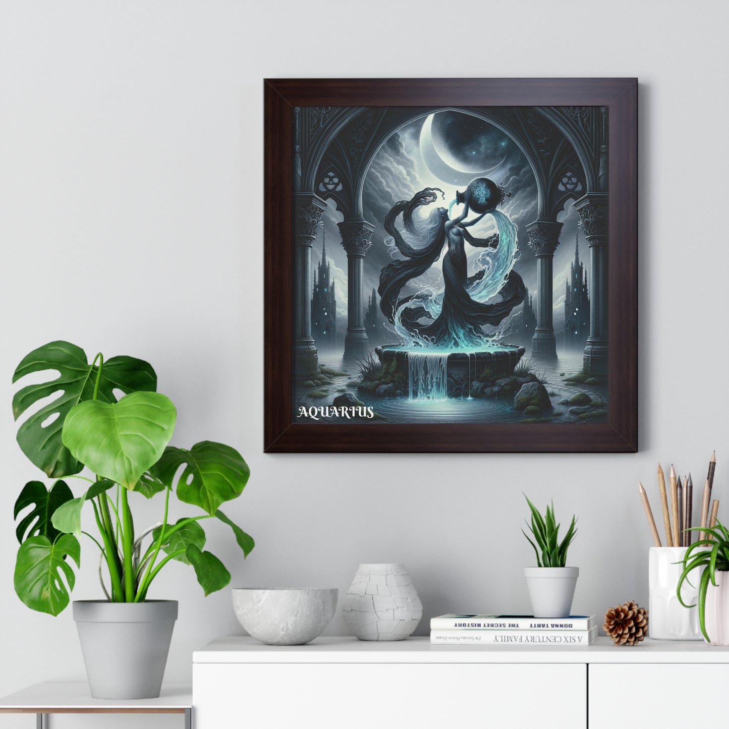 AQUARIUS Framed Vertical Poster