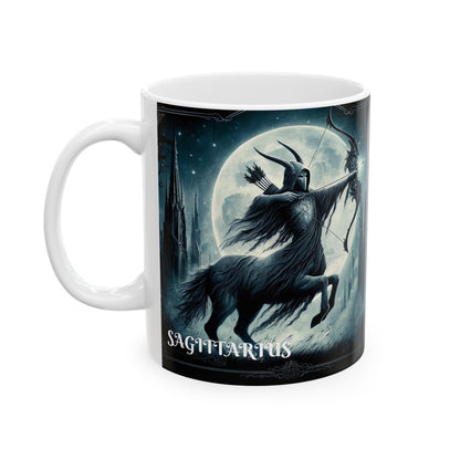 SAGITTARIUS GOTHIC Ceramic Mug, (11oz, 15oz)