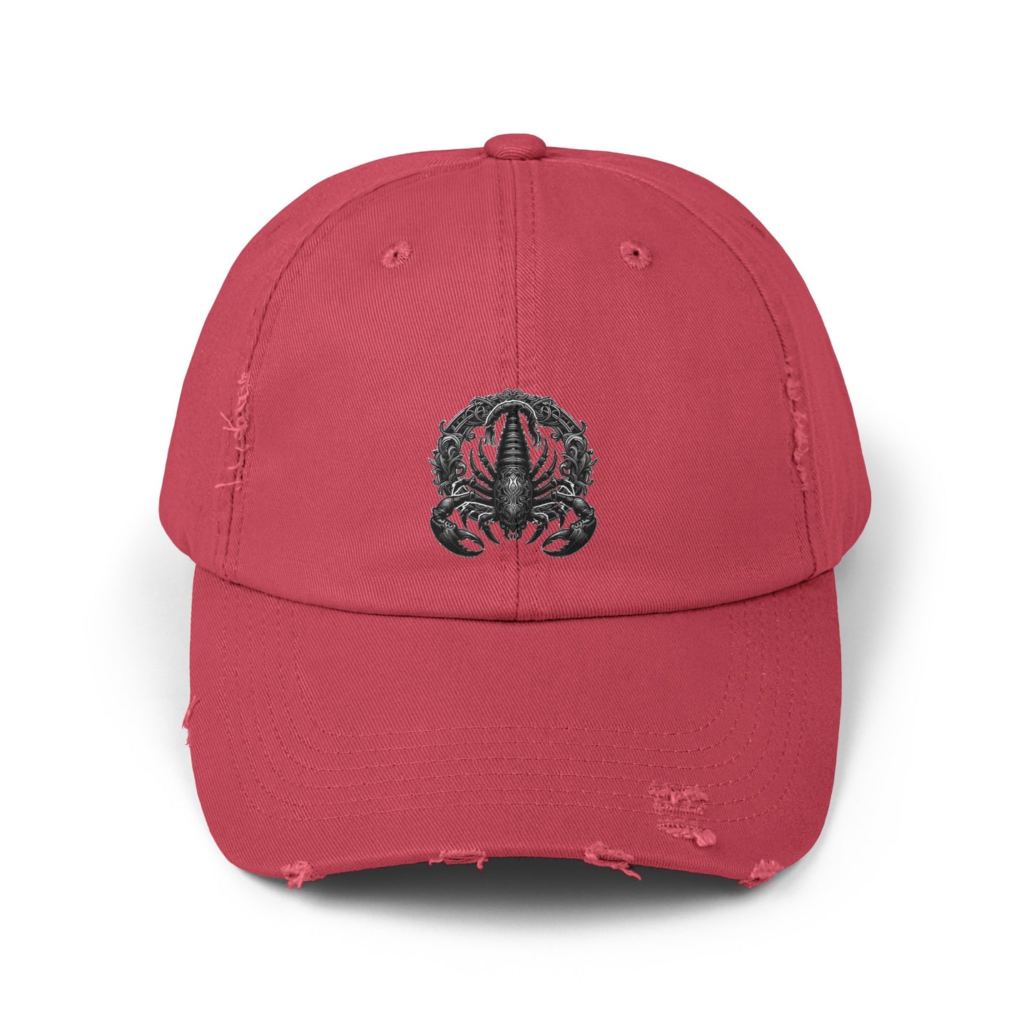 SCORPIO Unisex Distressed Cap