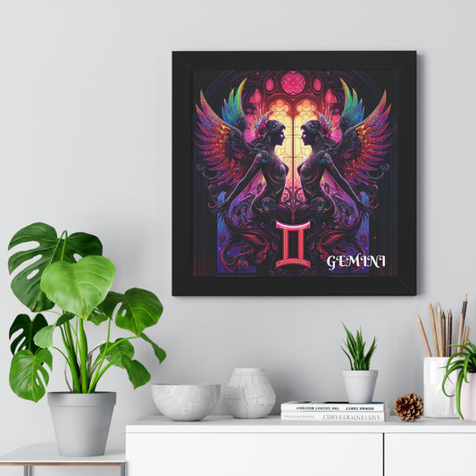 GEMINI Framed Vertical Poster