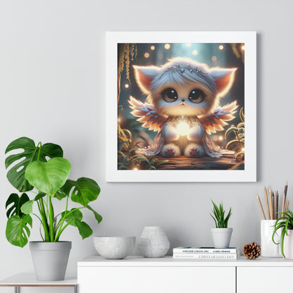 Framed Vertical Poster Nora the Glowbringer Fairyland Guardian