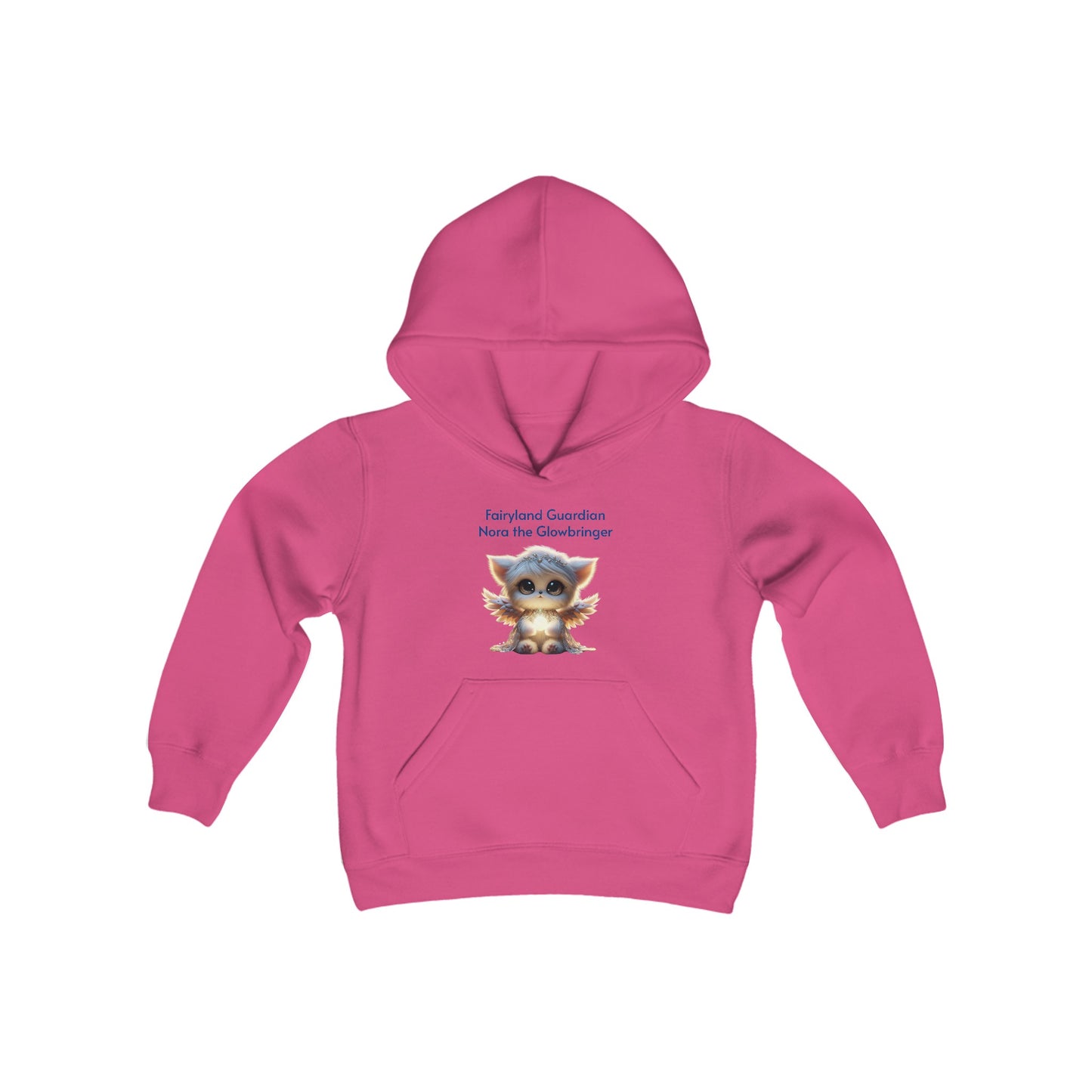 Youth Heavy Blend Hooded Sweatshirt Nora the Glowbringer