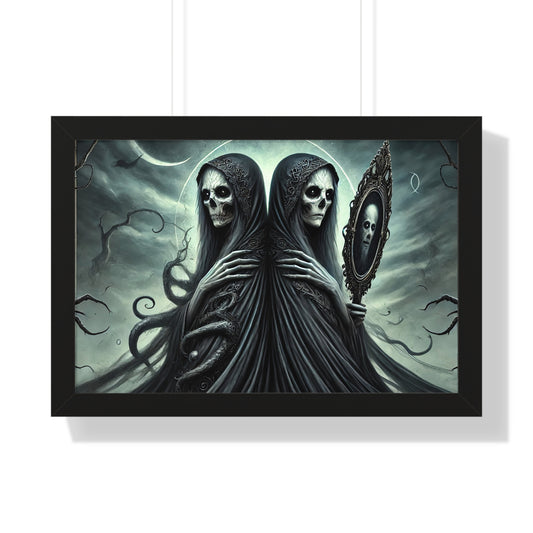 Happy Halloween Framed Horizontal Poster Gemini