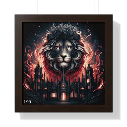 LEO Framed Vertical Poster