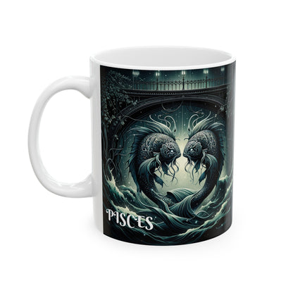 PISCES GOTHIC Ceramic Mug, (11oz, 15oz)