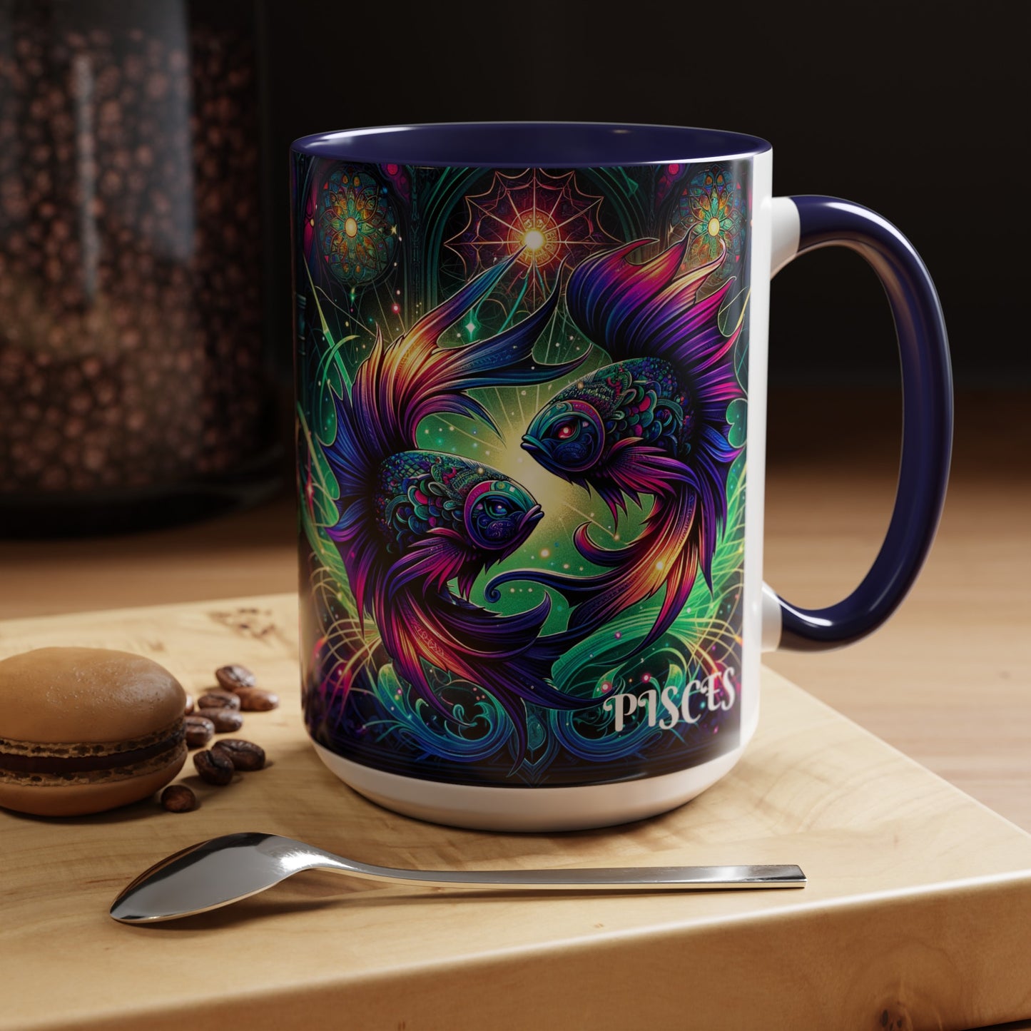 PISCES Accent Coffee Mug (11, 15oz)