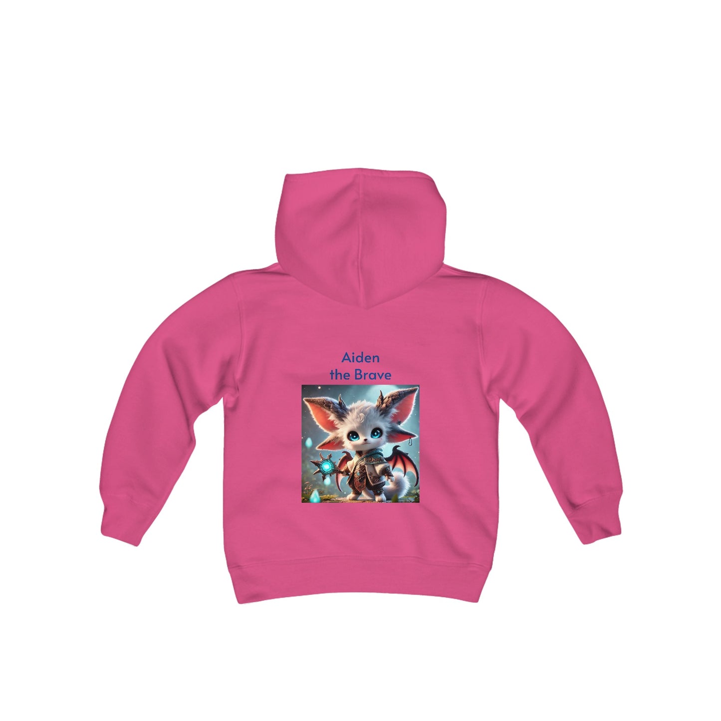 Youth Heavy Blend Hooded Sweatshirt Aiden the Brave