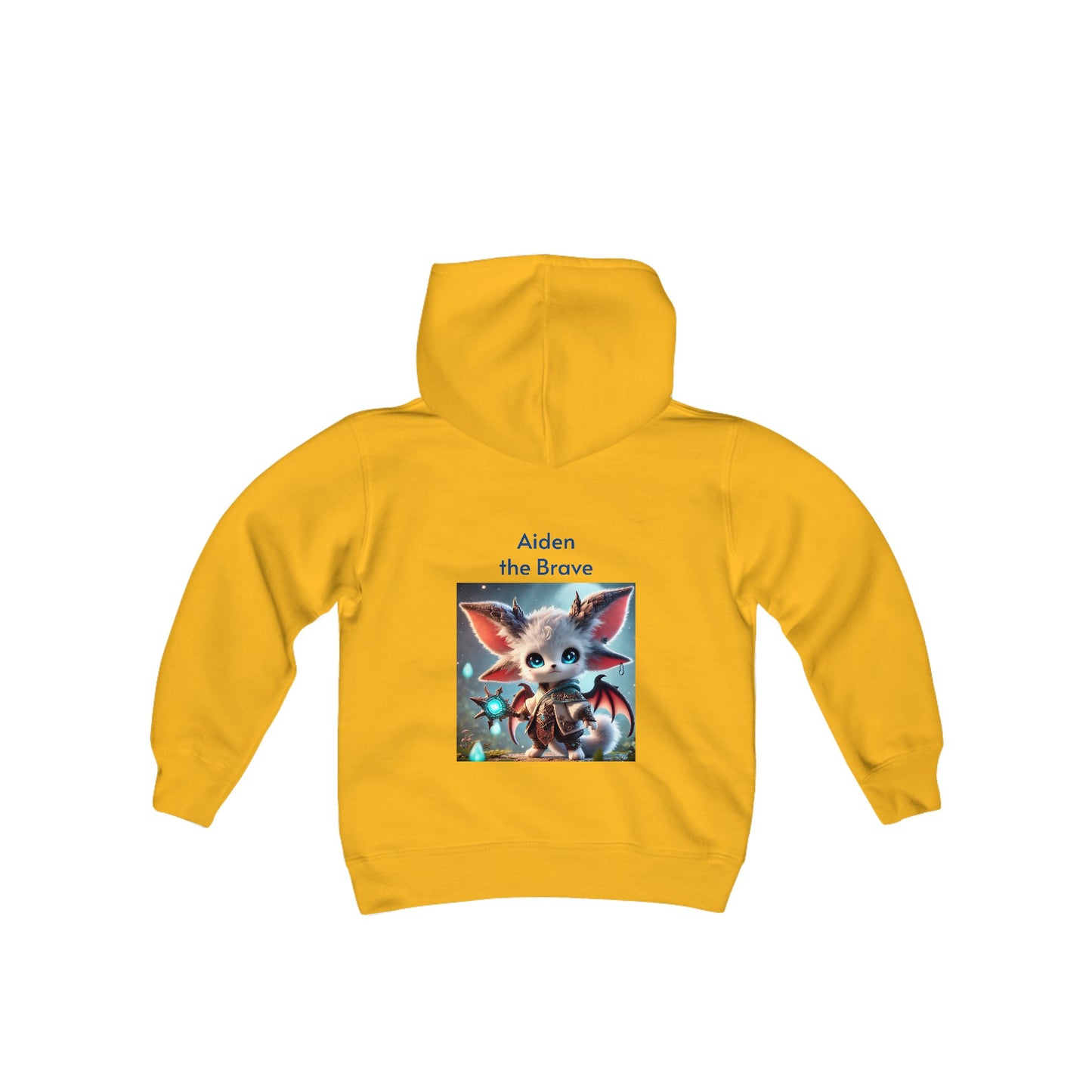 Youth Heavy Blend Hooded Sweatshirt Aiden the Brave