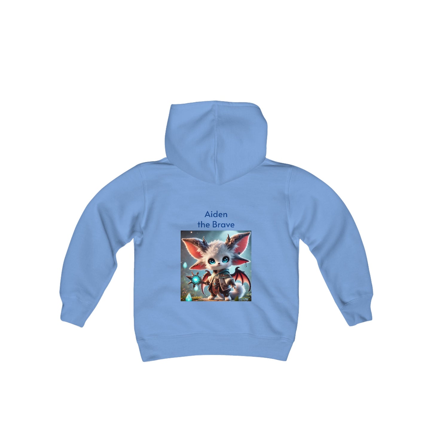 Youth Heavy Blend Hooded Sweatshirt Aiden the Brave