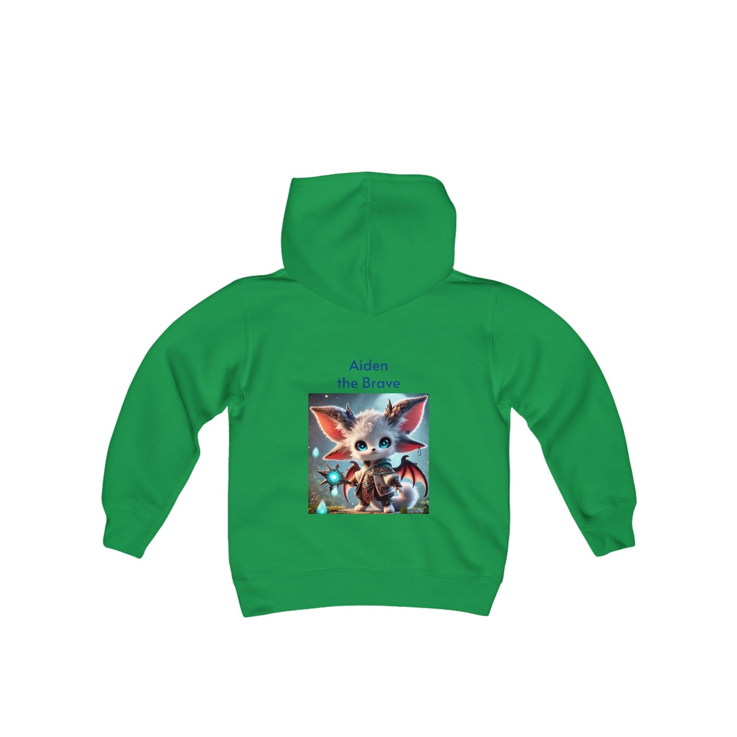 Youth Heavy Blend Hooded Sweatshirt Aiden the Brave