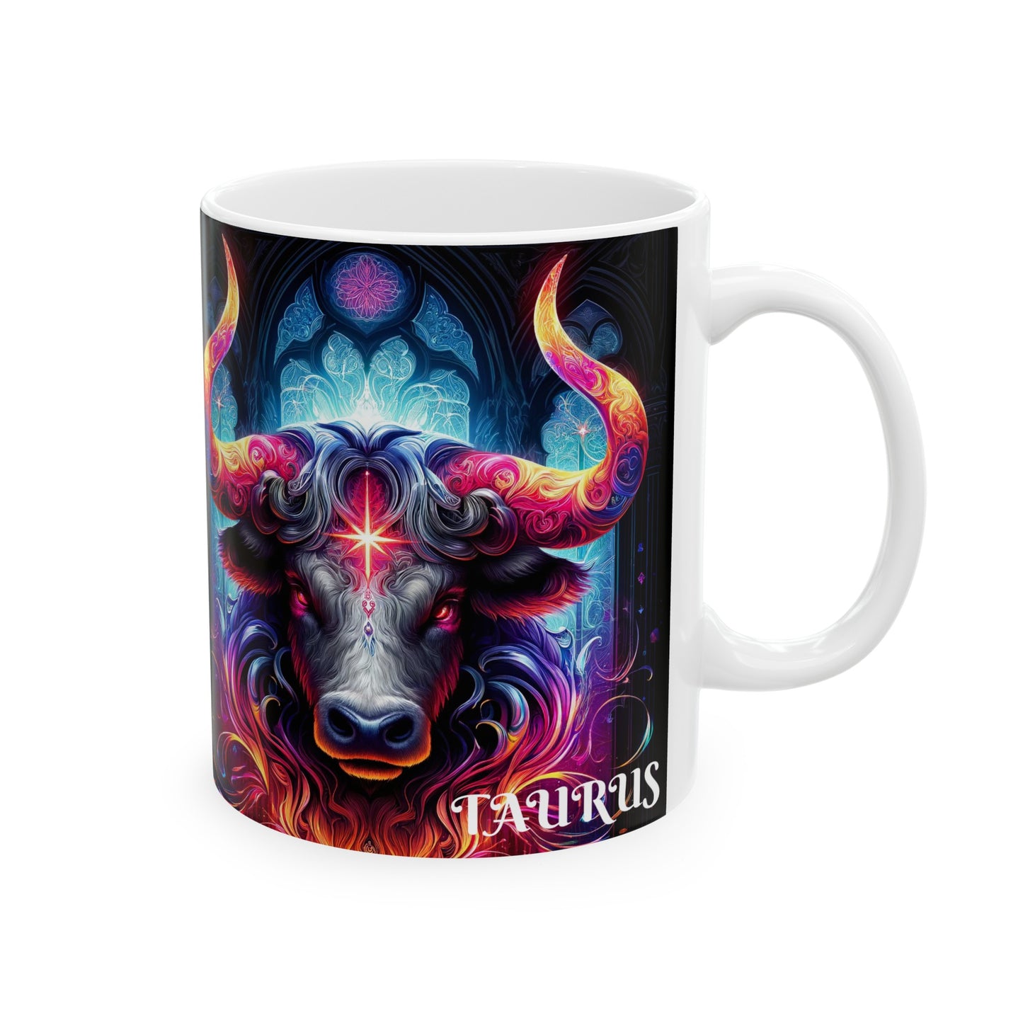 TAURUS Ceramic Mug, (11oz, 15oz)