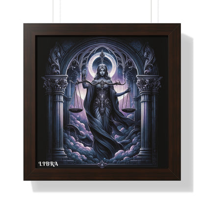 LIBRA Framed Vertical Poster