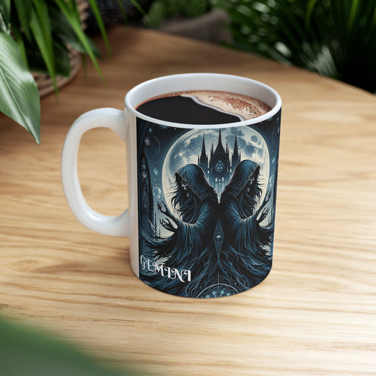 GEMINI GOTHIC Ceramic Mug, (11oz, 15oz)