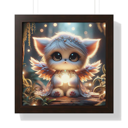 Framed Vertical Poster Nora the Glowbringer Fairyland Guardian