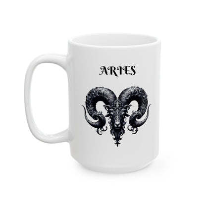 Aries Ceramic Mug, (11oz, 15oz)