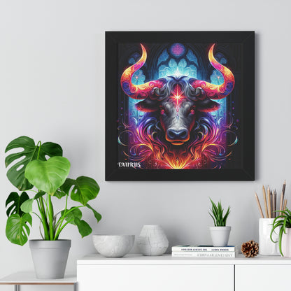 TAURUS Framed Vertical Poster