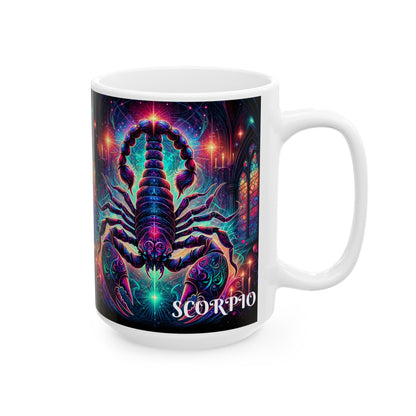 SCORPIO Ceramic Mug, (11oz, 15oz)