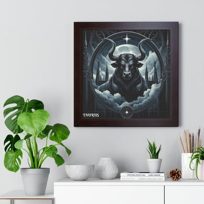 TAURUS Framed Vertical Poster