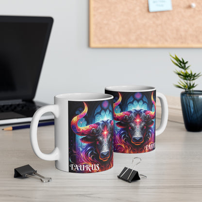 TAURUS Ceramic Mug, (11oz, 15oz)