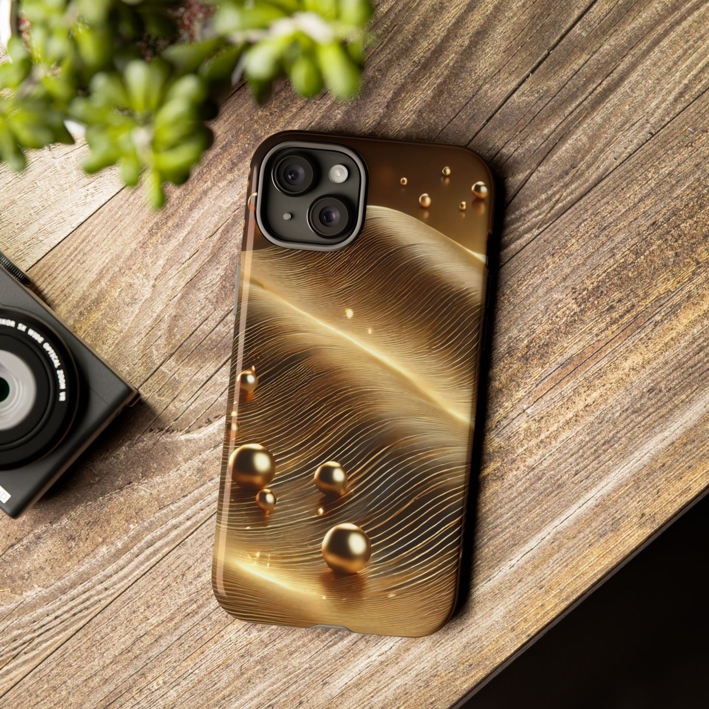 iPhone 16 ...Gold Tough Cases