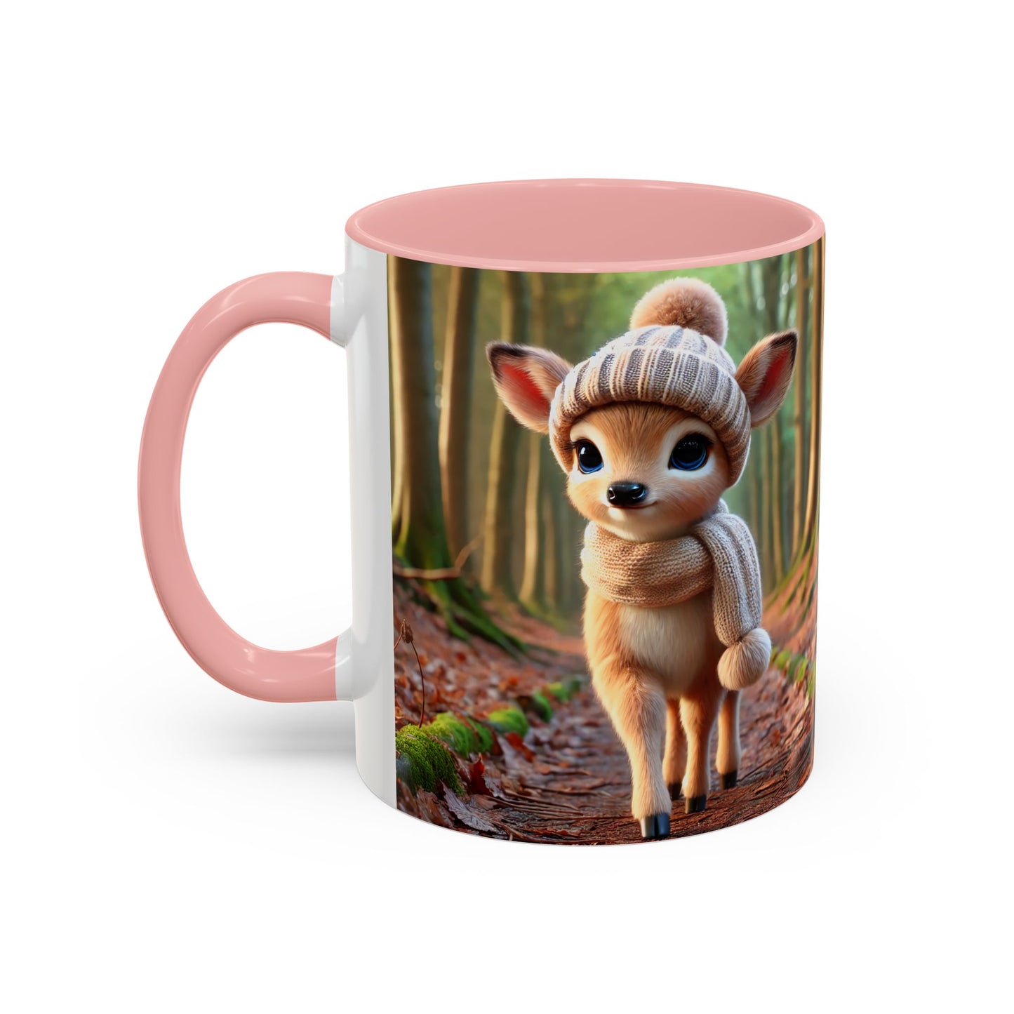 Accent Coffee Mug (11, 15oz) Young Deer Fall Edition, Magical and Fantasy Mug